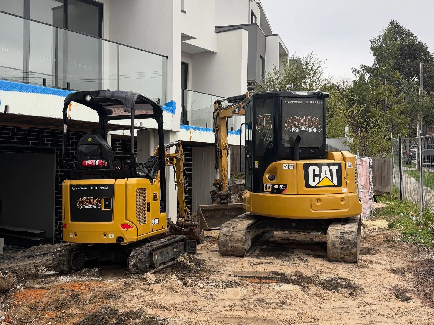 Charm Excavation fleet on site